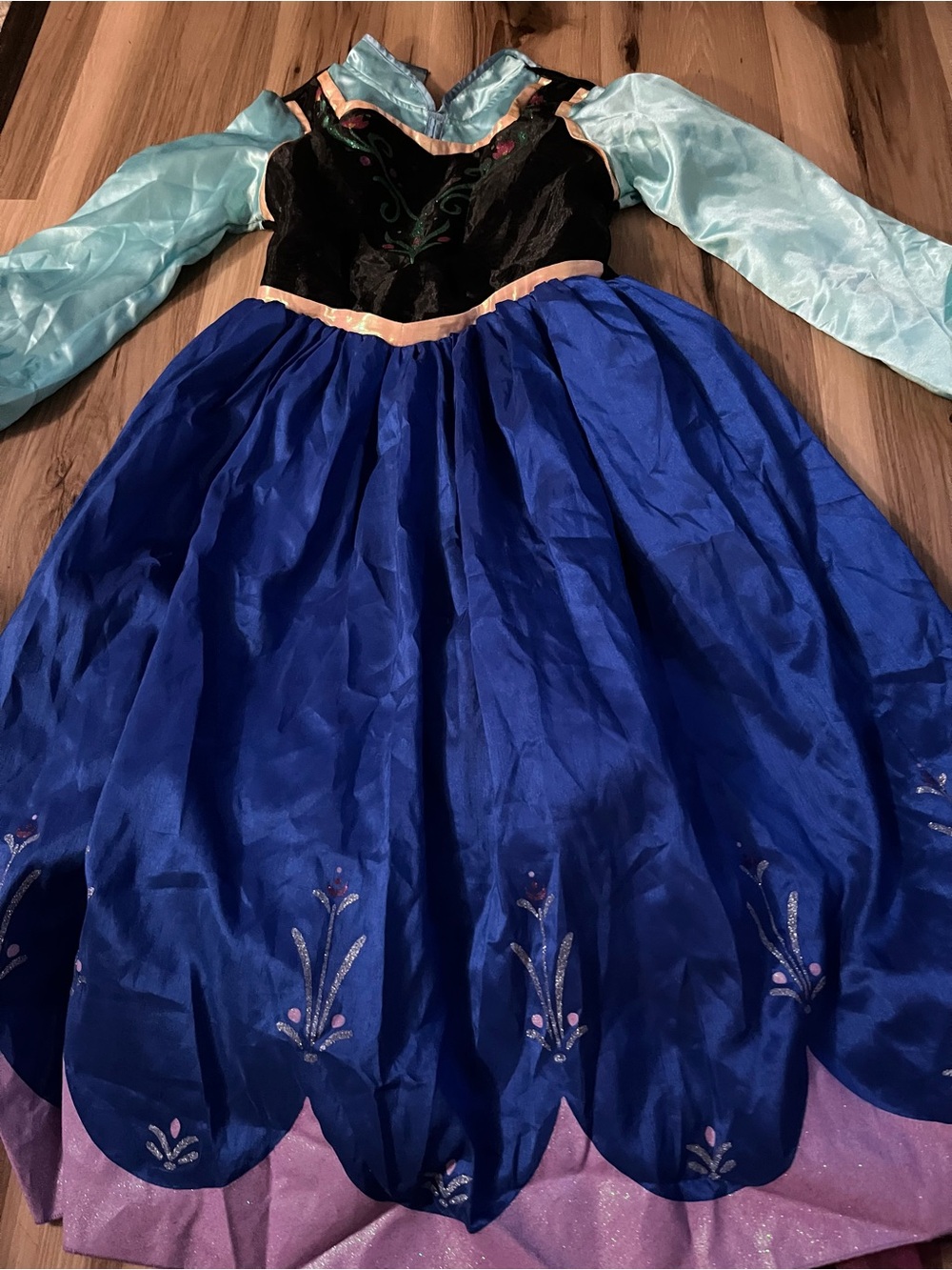 Disney Frozen Anna Costume Dress (Measurents For Size 13